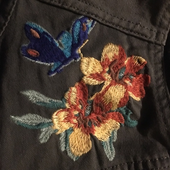 Embroidered army jacket - Picture 2 of 2